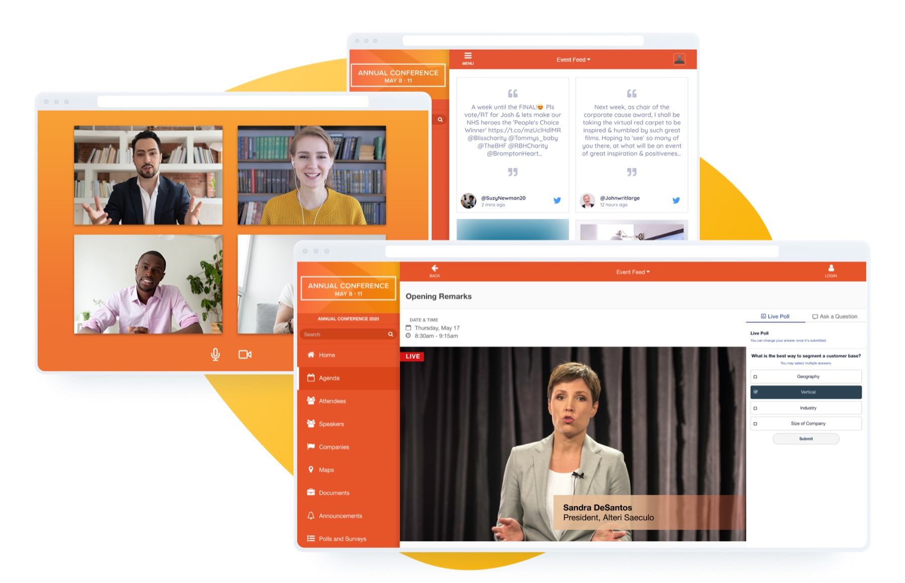 Virtual annual conference experience