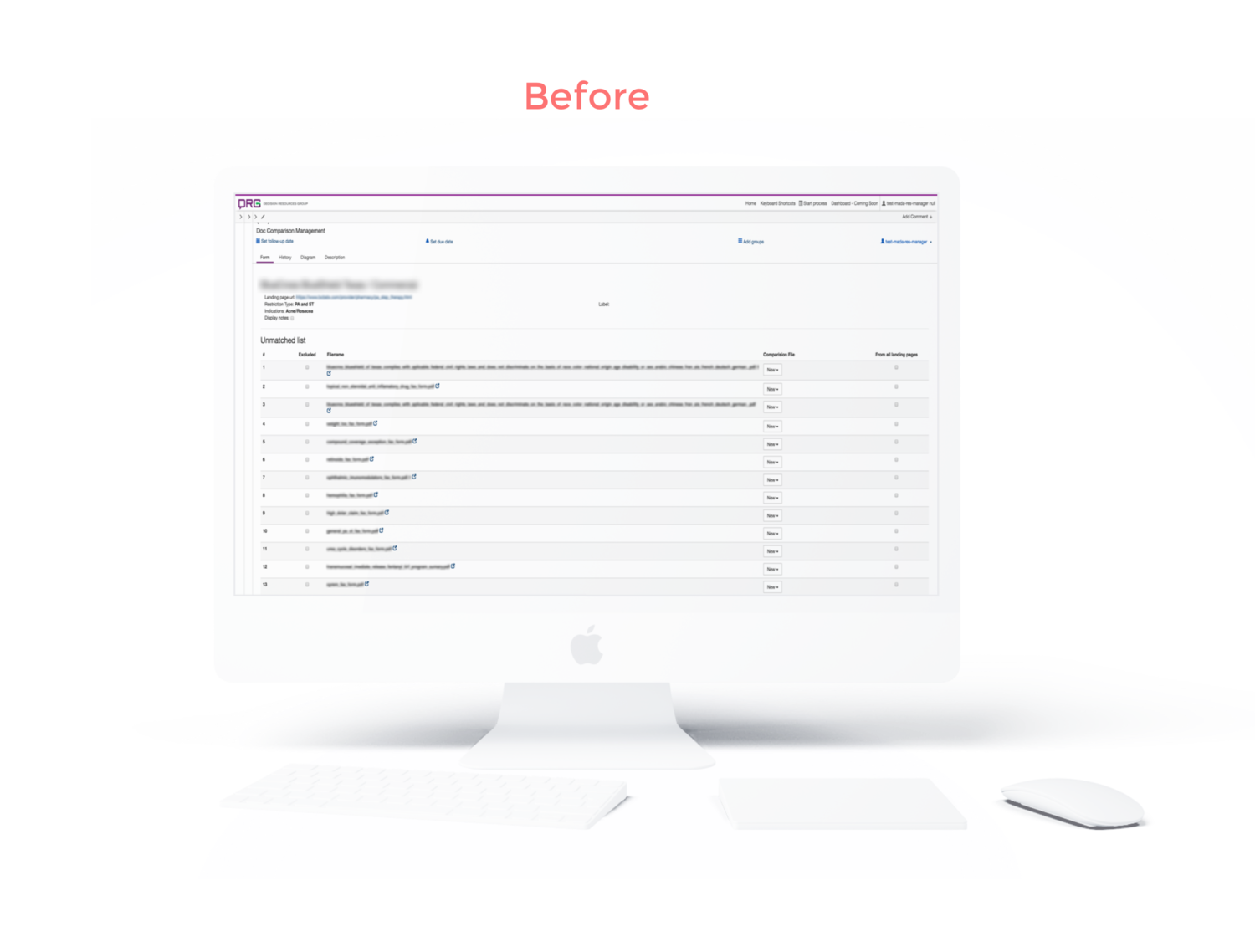 MADA version 1.0 before the redesign